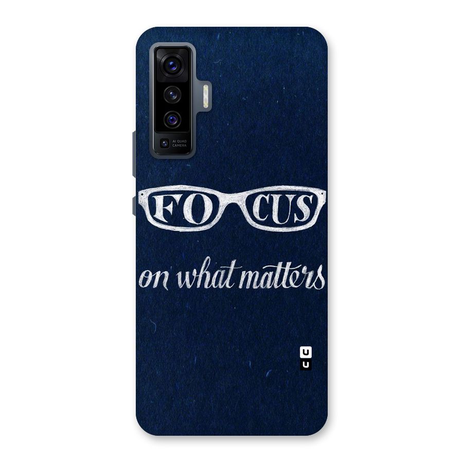 Focus Matters Back Case for Vivo X50
