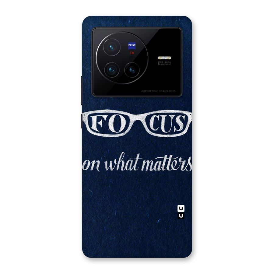 Focus Matters Back Case for Vivo X80