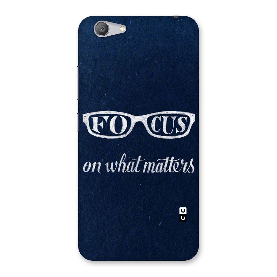 Focus Matters Back Case for Vivo Y53