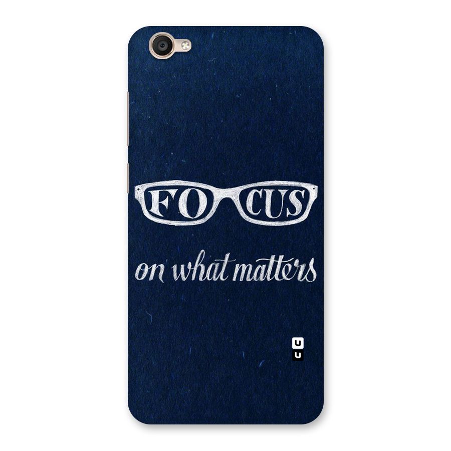 Focus Matters Back Case for Vivo Y55L