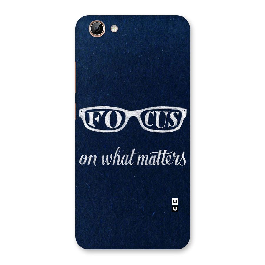Focus Matters Back Case for Vivo Y71