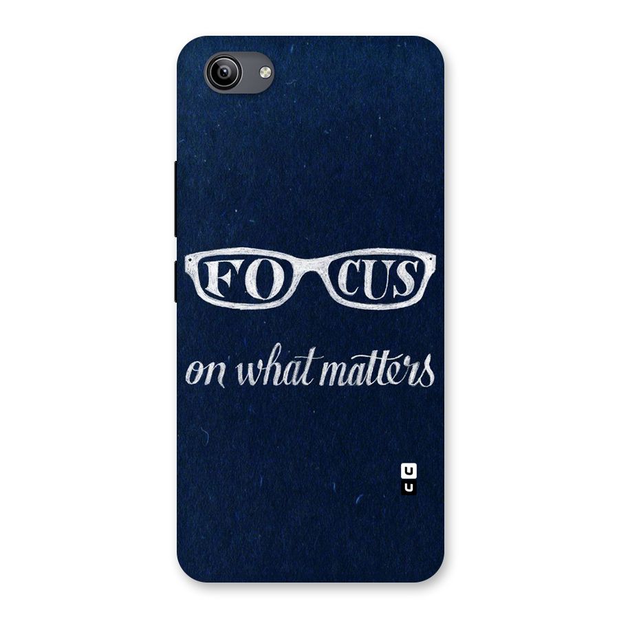 Focus Matters Back Case for Vivo Y81i
