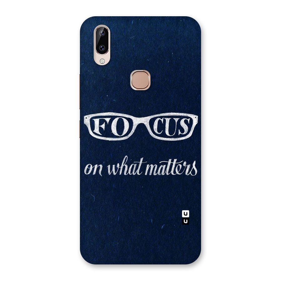 Focus Matters Back Case for Vivo Y83 Pro