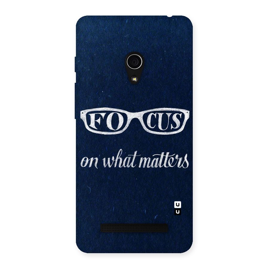 Focus Matters Back Case for Zenfone 5