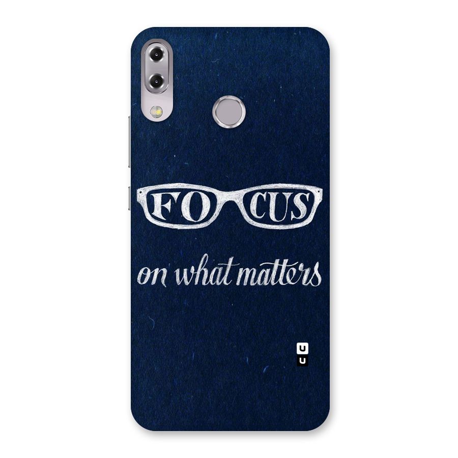 Focus Matters Back Case for Zenfone 5Z