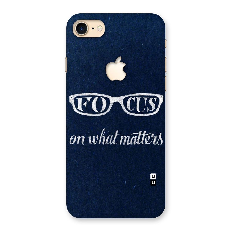 Focus Matters Back Case for iPhone 7 Apple Cut