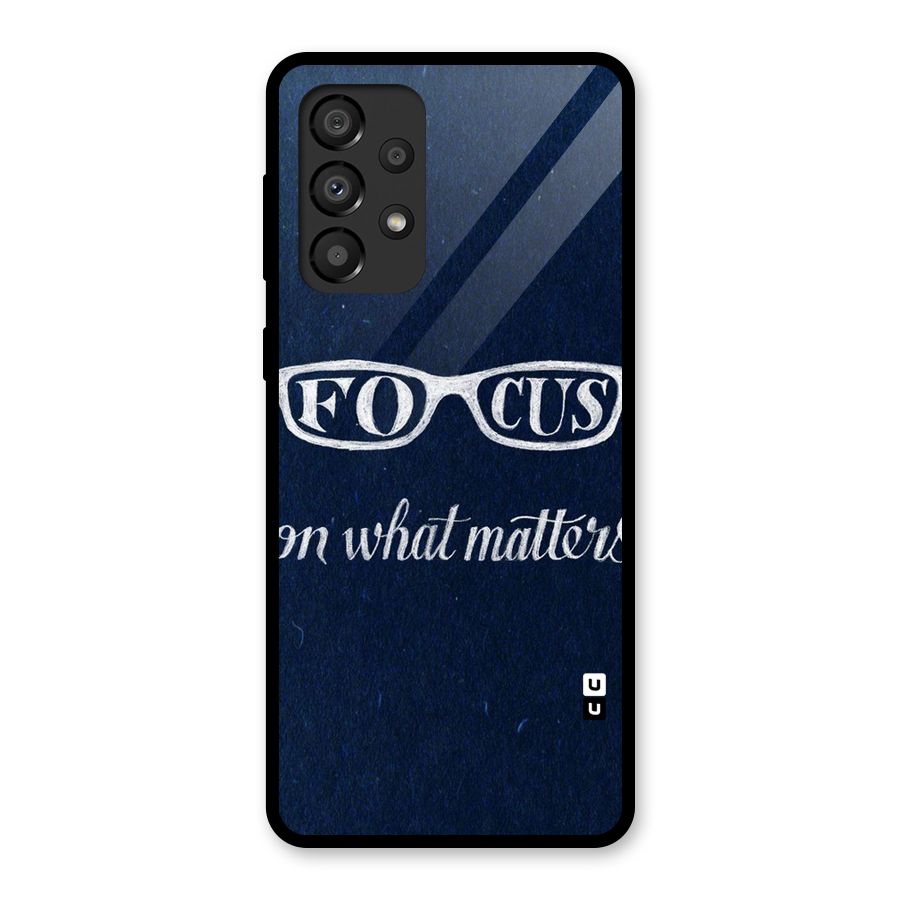 Focus Matters Glass Back Case for Galaxy A33 5G