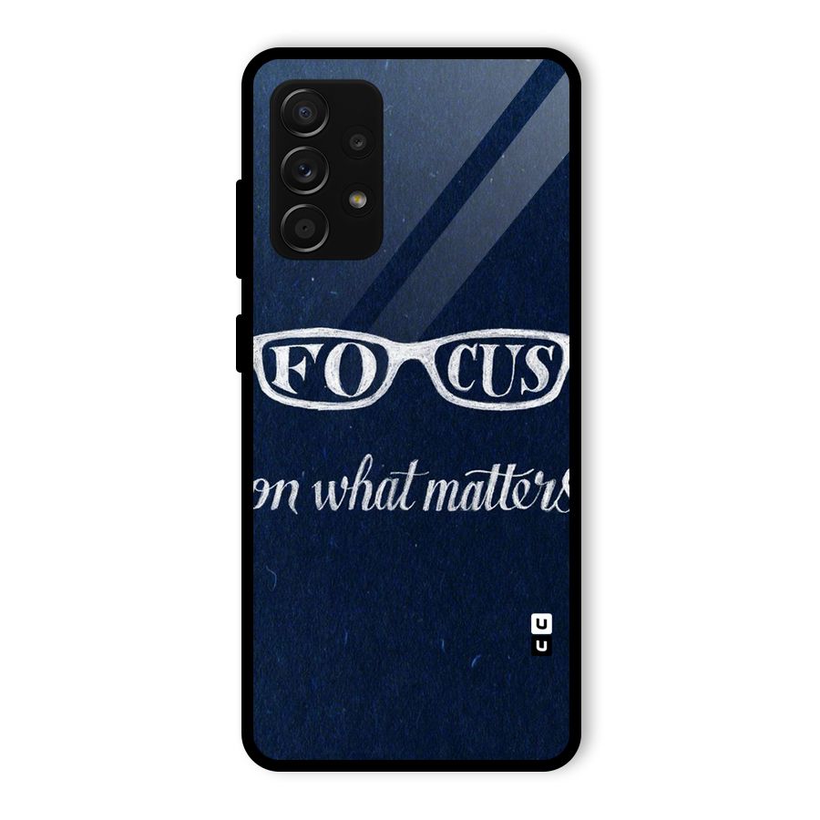Focus Matters Glass Back Case for Galaxy A53 5G
