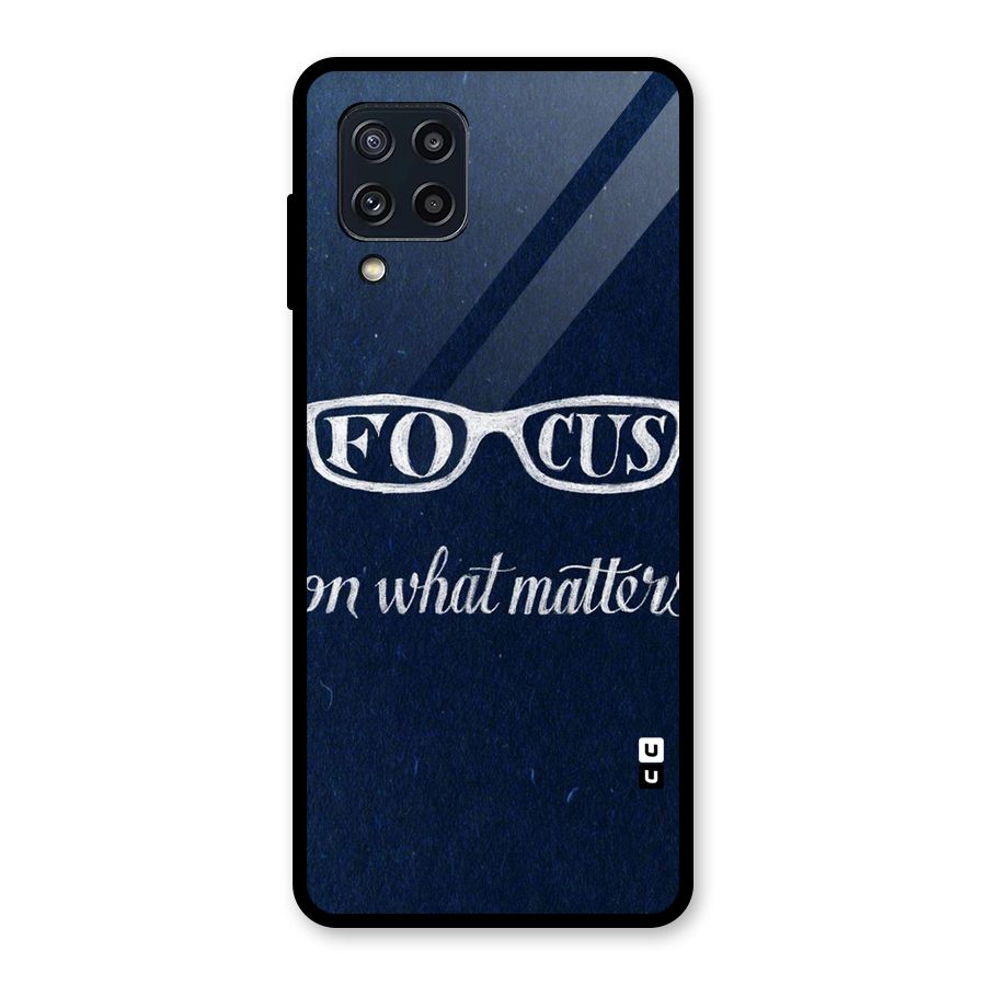 Focus Matters Glass Back Case for Galaxy M32