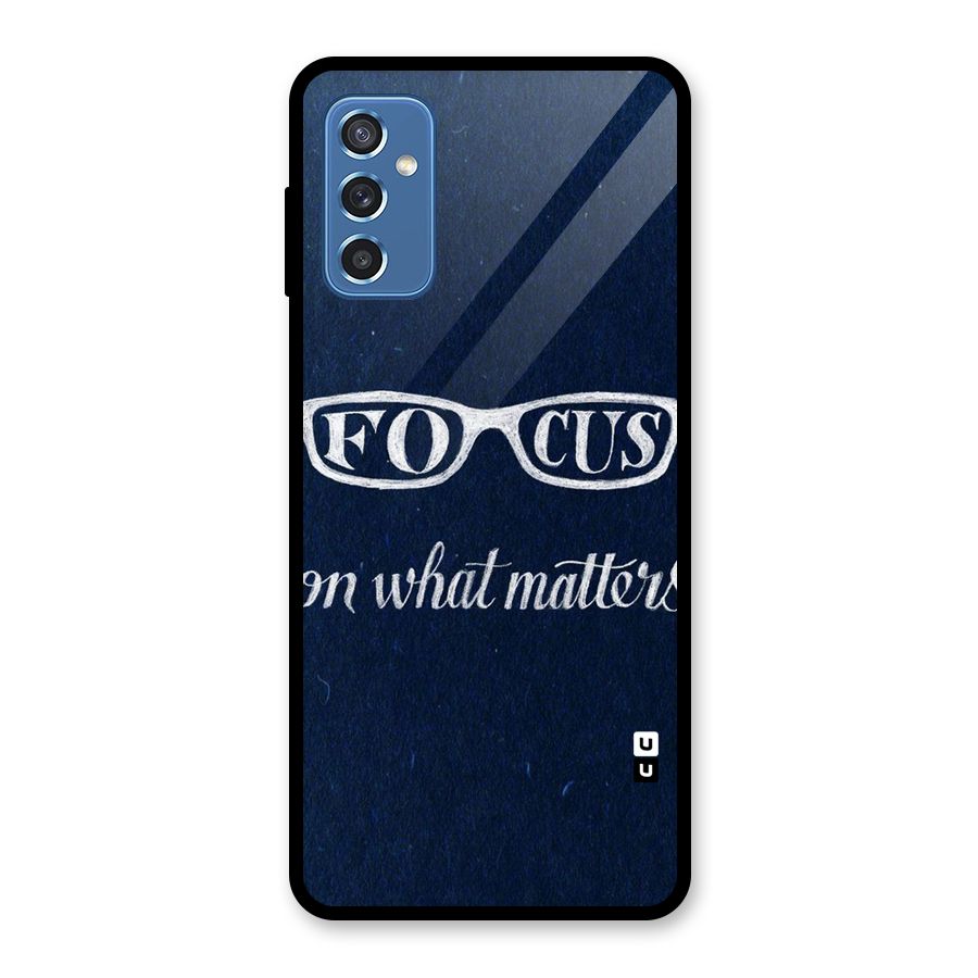 Focus Matters Glass Back Case for Galaxy M52 5G