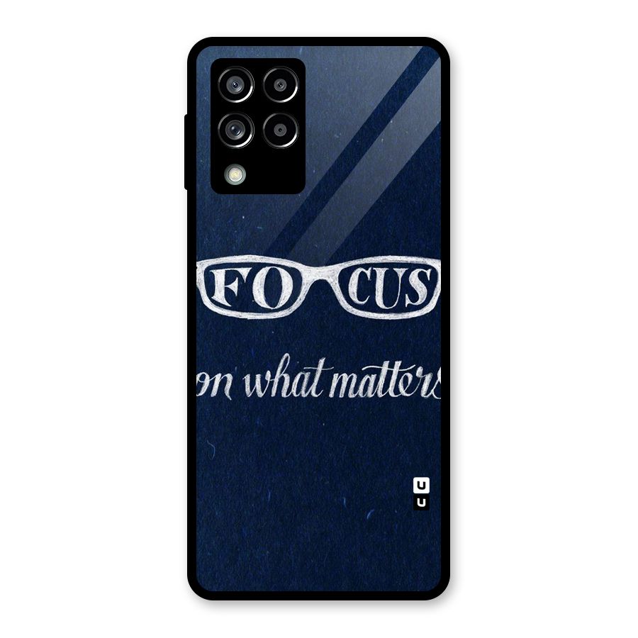 Focus Matters Glass Back Case for Galaxy M53 5G
