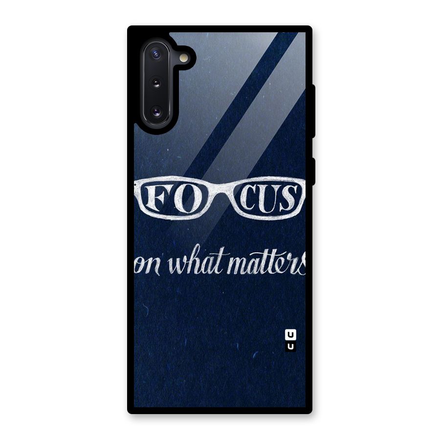 Focus Matters Glass Back Case for Galaxy Note 10