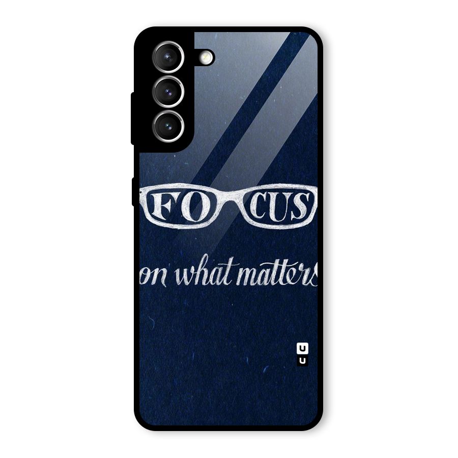 Focus Matters Glass Back Case for Galaxy S21 5G