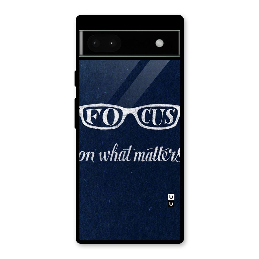 Focus Matters Glass Back Case for Google Pixel 6a