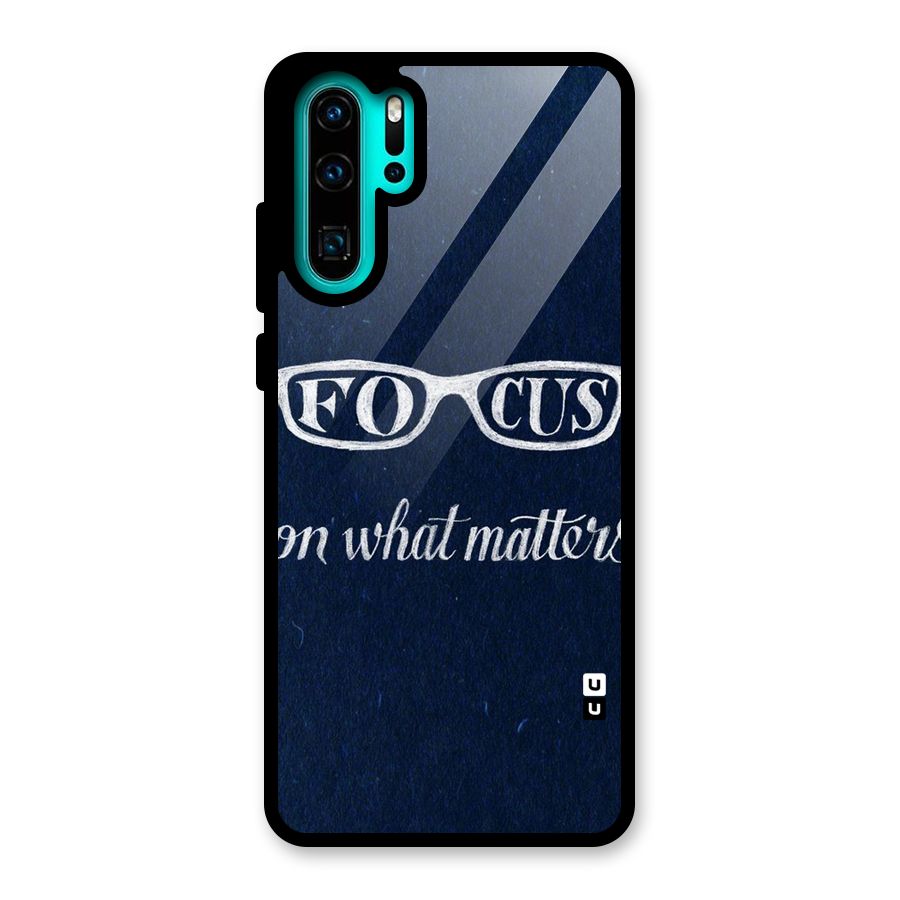 Focus Matters Glass Back Case for Huawei P30 Pro