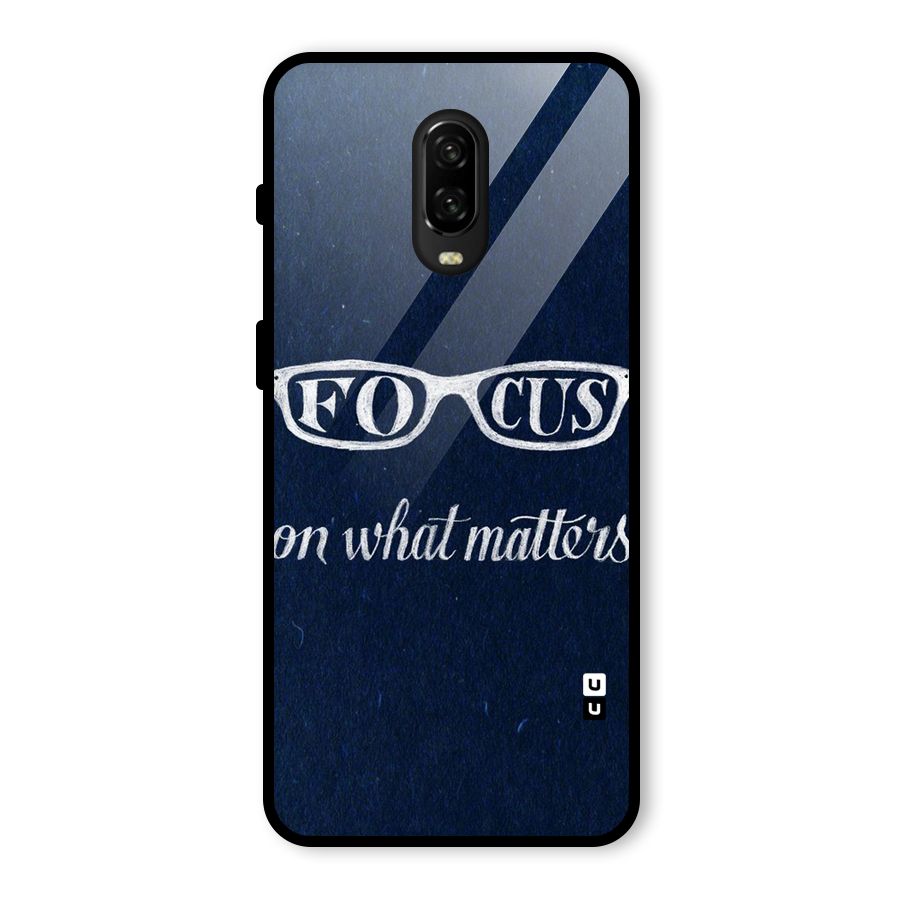 Focus Matters Glass Back Case for OnePlus 6T