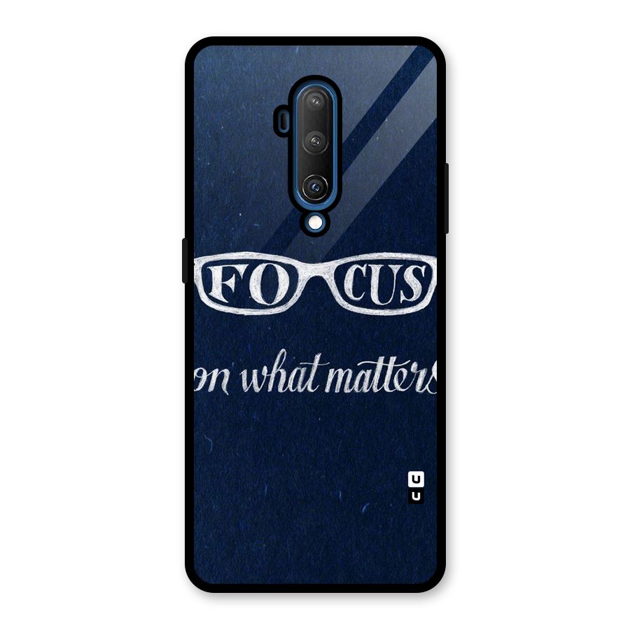 Focus Matters Glass Back Case for OnePlus 7T Pro