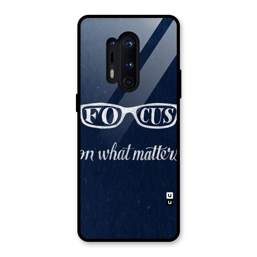 Focus Matters Glass Back Case for OnePlus 8 Pro