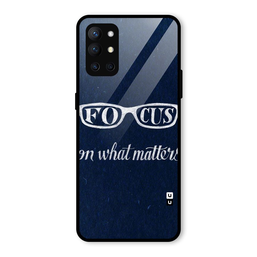 Focus Matters Glass Back Case for OnePlus 9R