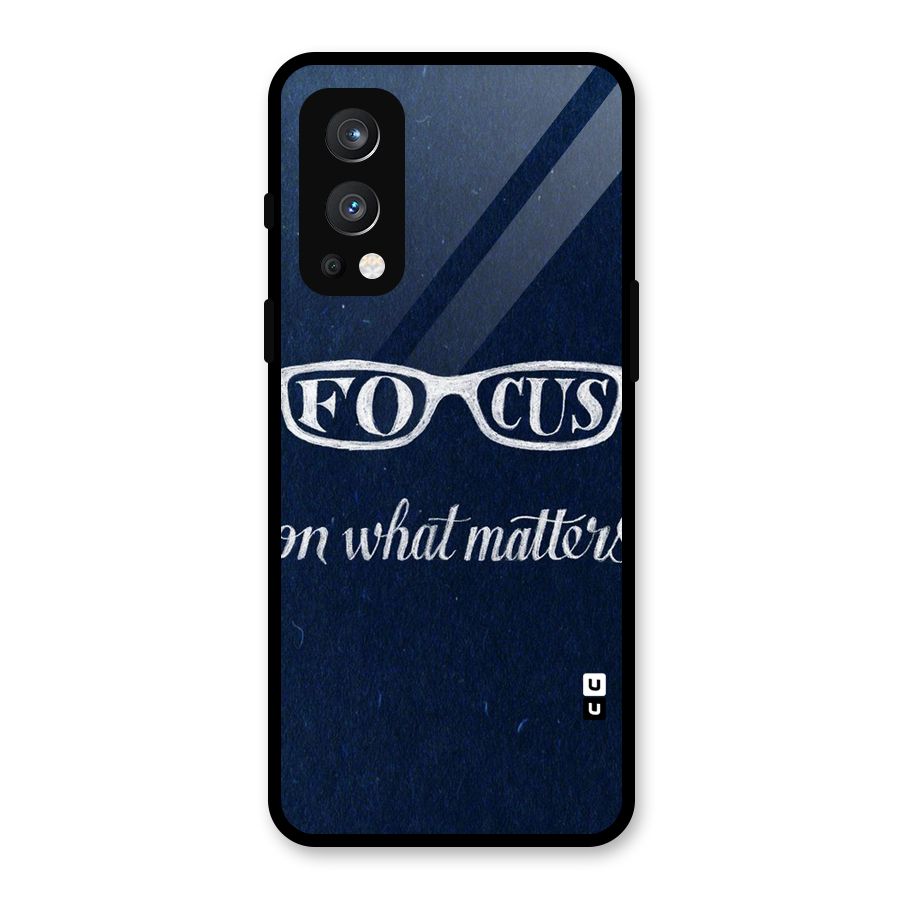Focus Matters Glass Back Case for OnePlus Nord 2 5G