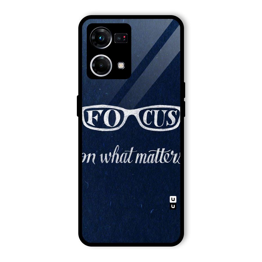 Focus Matters Glass Back Case for Oppo F21 Pro 4G