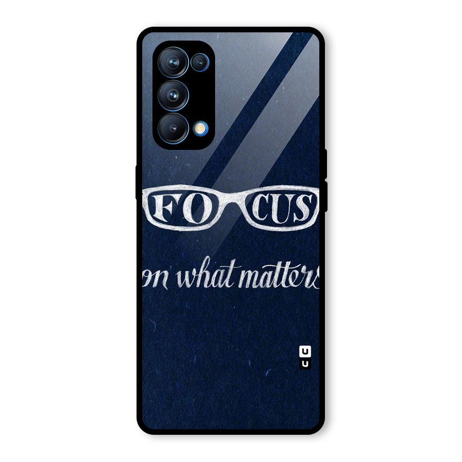 Focus Matters Glass Back Case for Oppo Reno5 Pro 5G