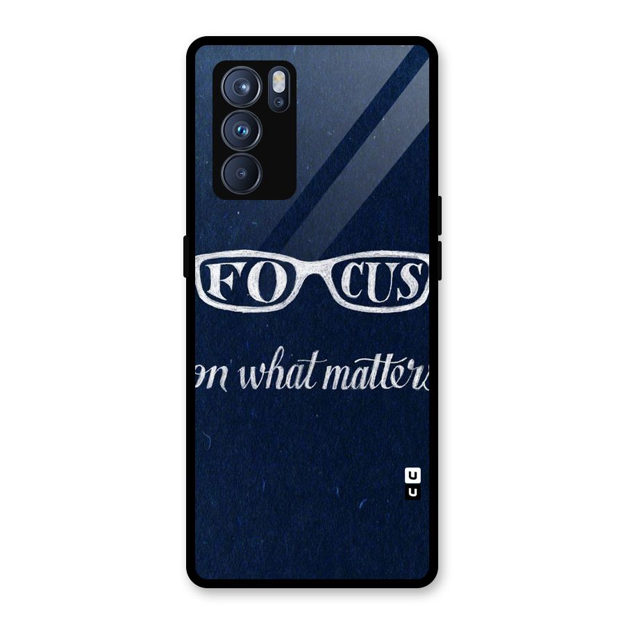 Focus Matters Glass Back Case for Oppo Reno6 Pro 5G