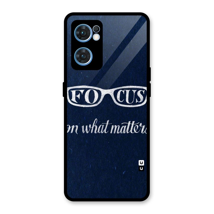 Focus Matters Glass Back Case for Oppo Reno7 5G