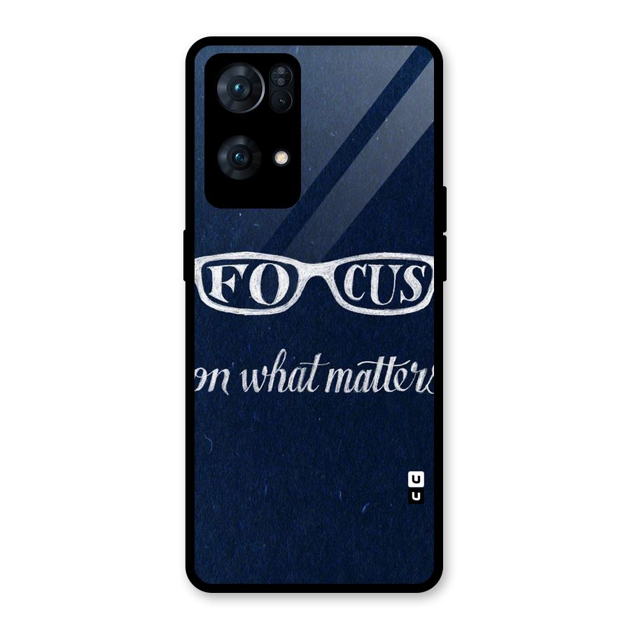 Focus Matters Glass Back Case for Oppo Reno7 Pro 5G