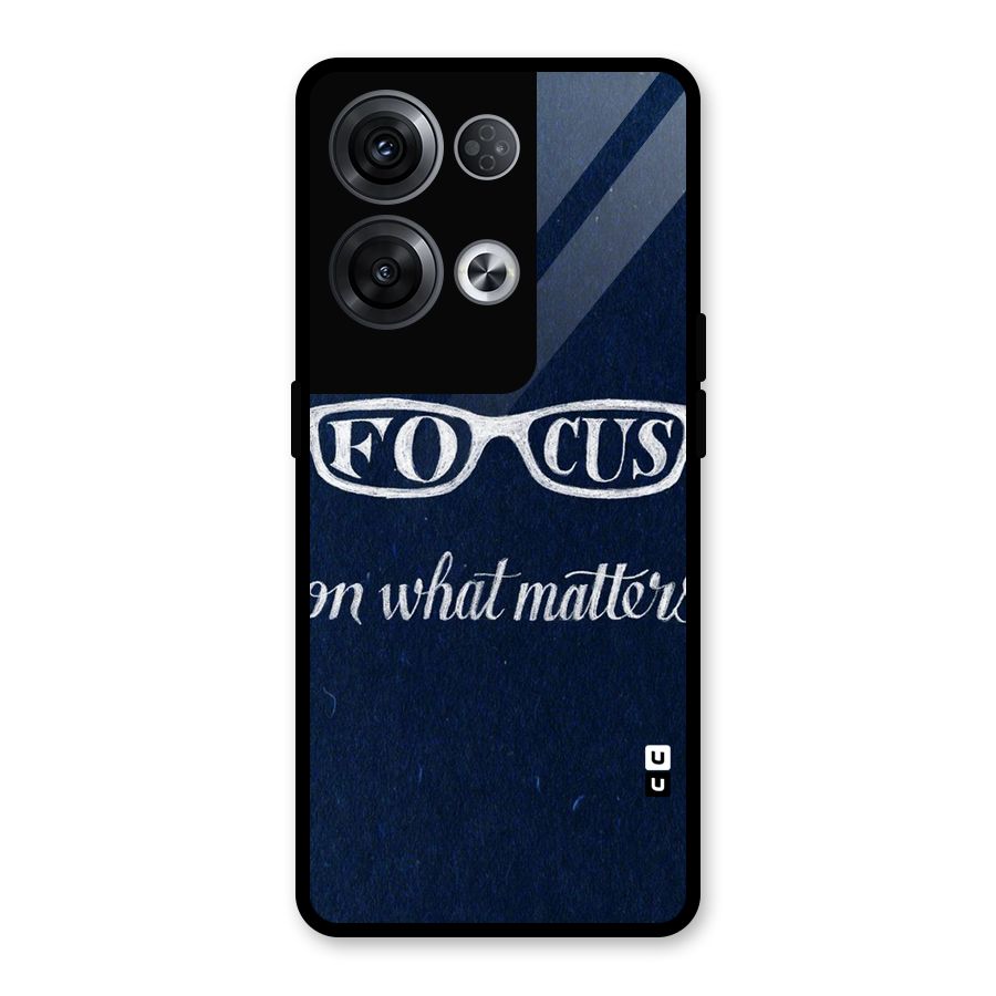 Focus Matters Glass Back Case for Oppo Reno8 Pro 5G
