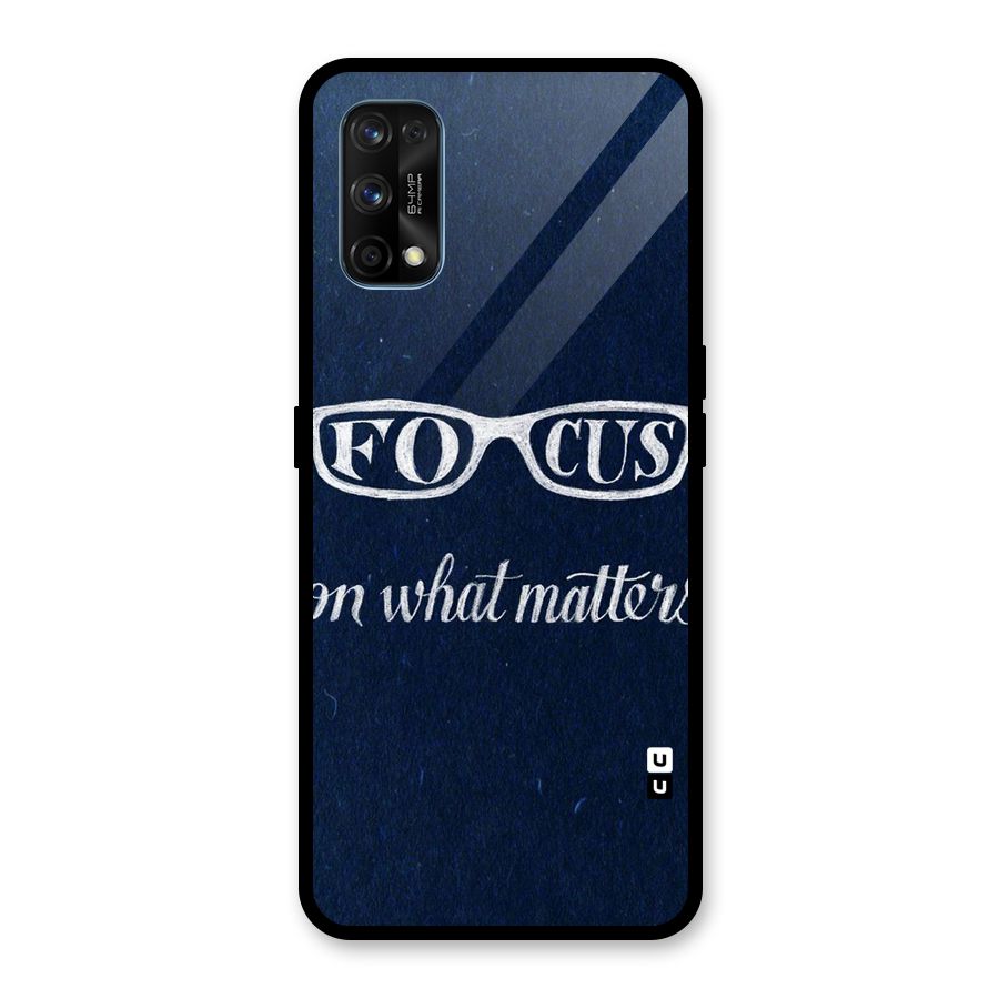 Focus Matters Glass Back Case for Realme 7 Pro