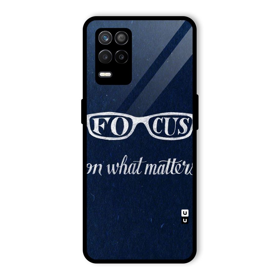Focus Matters Glass Back Case for Realme 8 5G