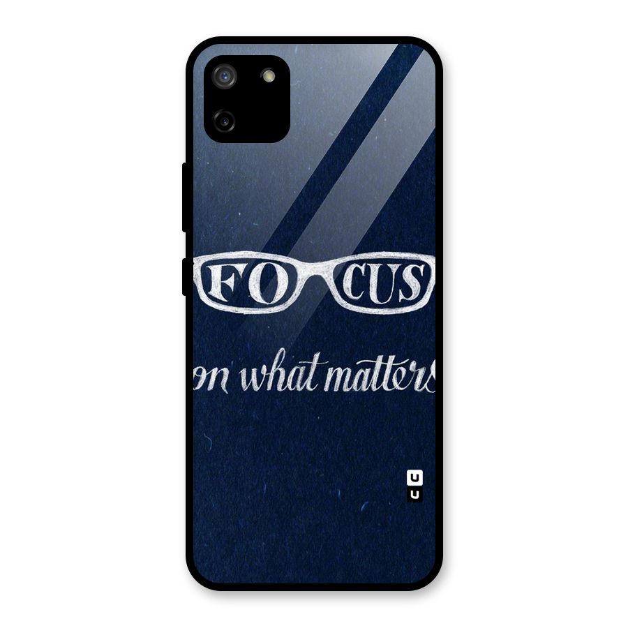 Focus Matters Glass Back Case for Realme C11