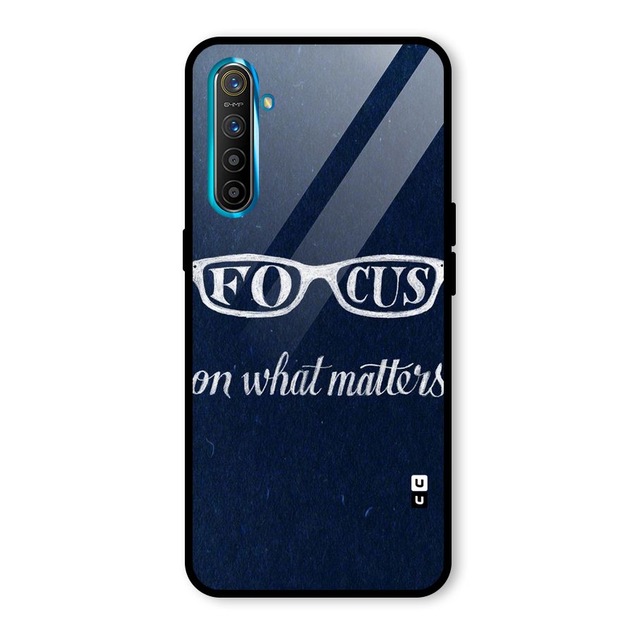 Focus Matters Glass Back Case for Realme X2