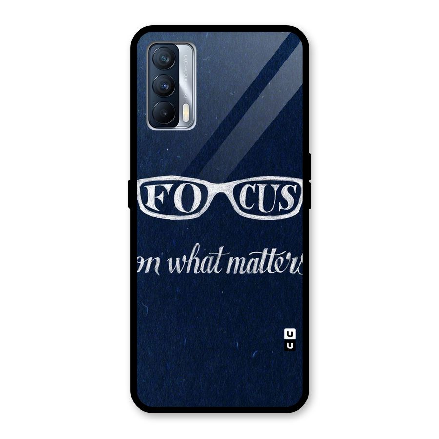 Focus Matters Glass Back Case for Realme X7