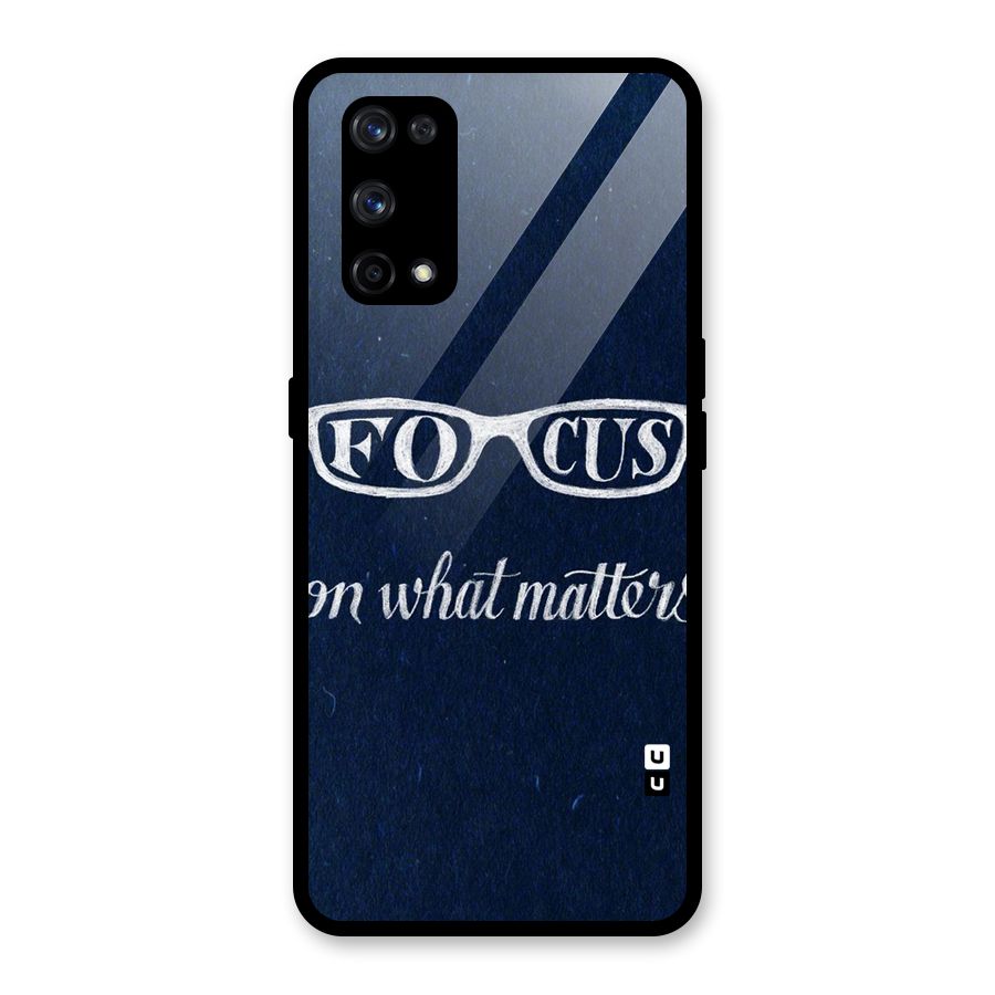 Focus Matters Glass Back Case for Realme X7 Pro