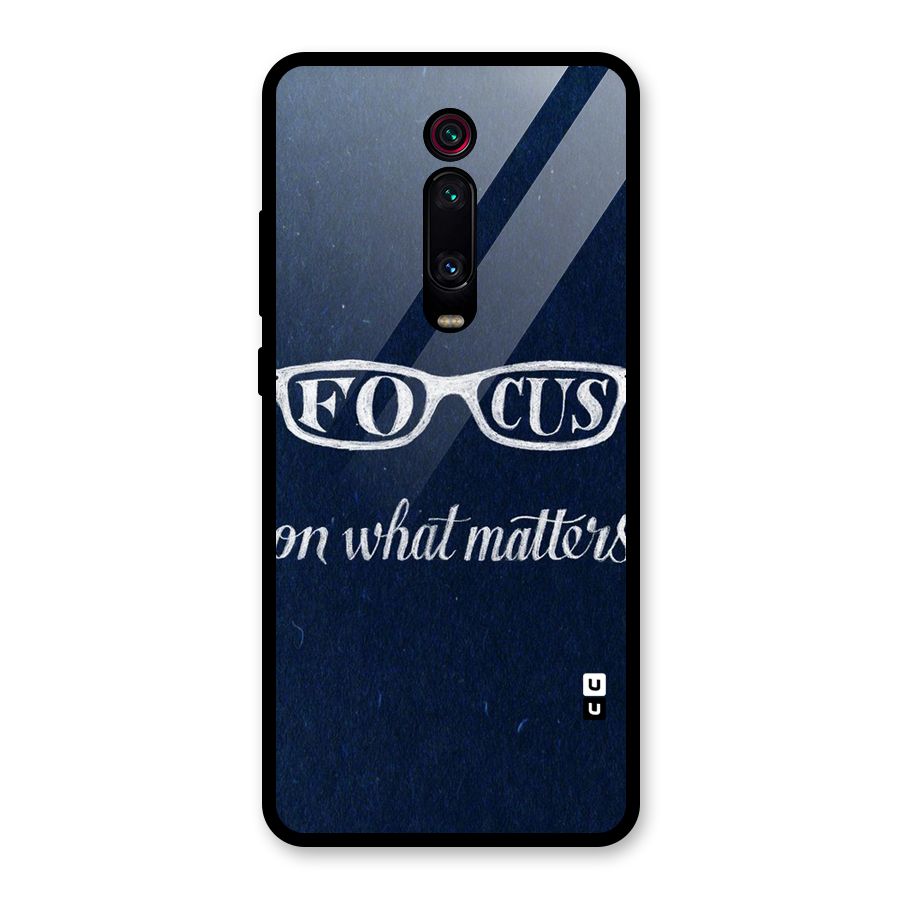 Focus Matters Glass Back Case for Redmi K20 Pro