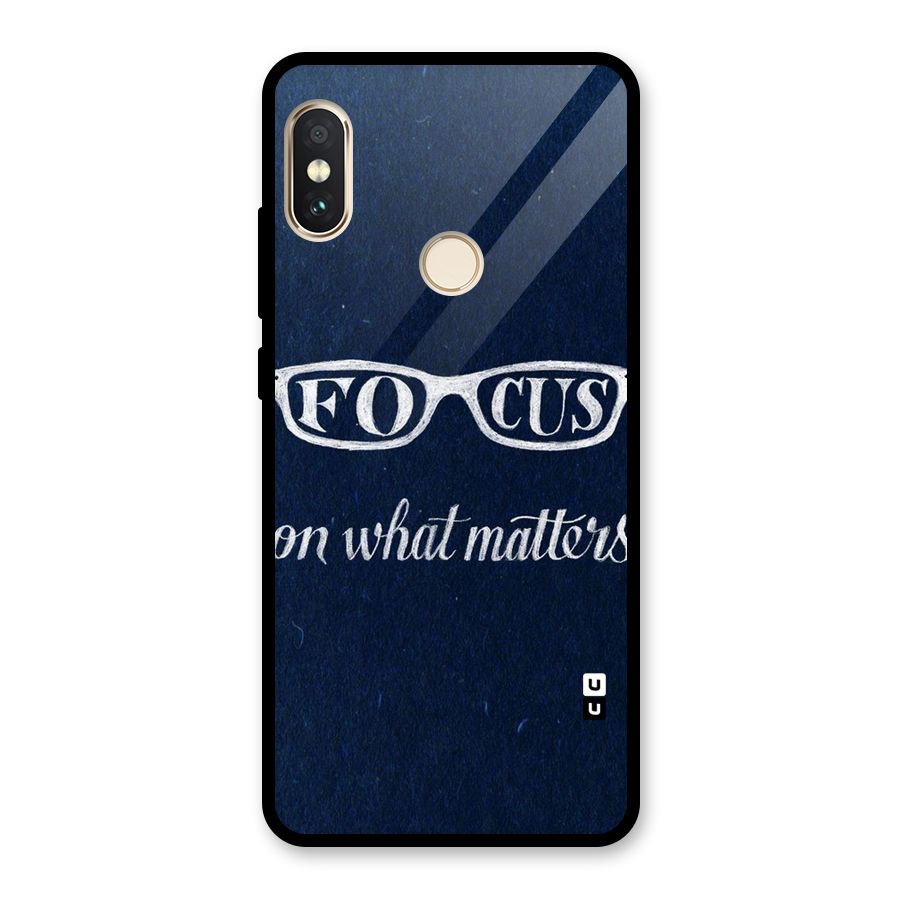 Focus Matters Glass Back Case for Redmi Note 5 Pro