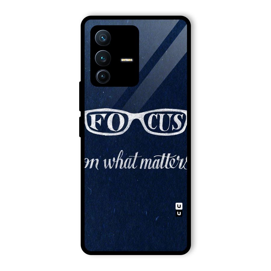 Focus Matters Glass Back Case for Vivo V23 Pro