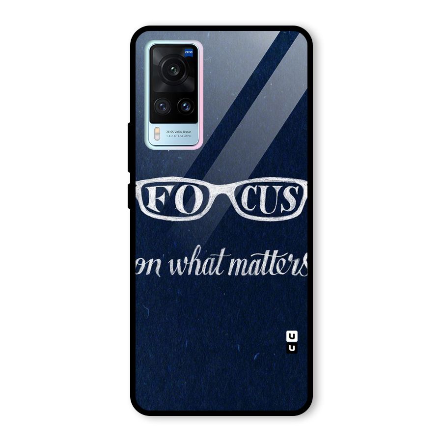 Focus Matters Glass Back Case for Vivo X60