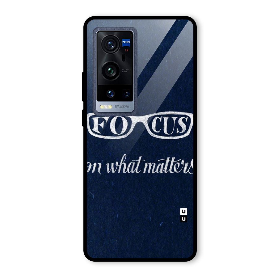 Focus Matters Glass Back Case for Vivo X60 Pro Plus