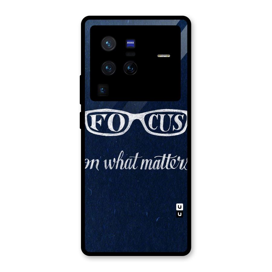 Focus Matters Glass Back Case for Vivo X80 Pro