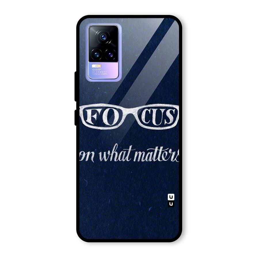 Focus Matters Glass Back Case for Vivo Y73