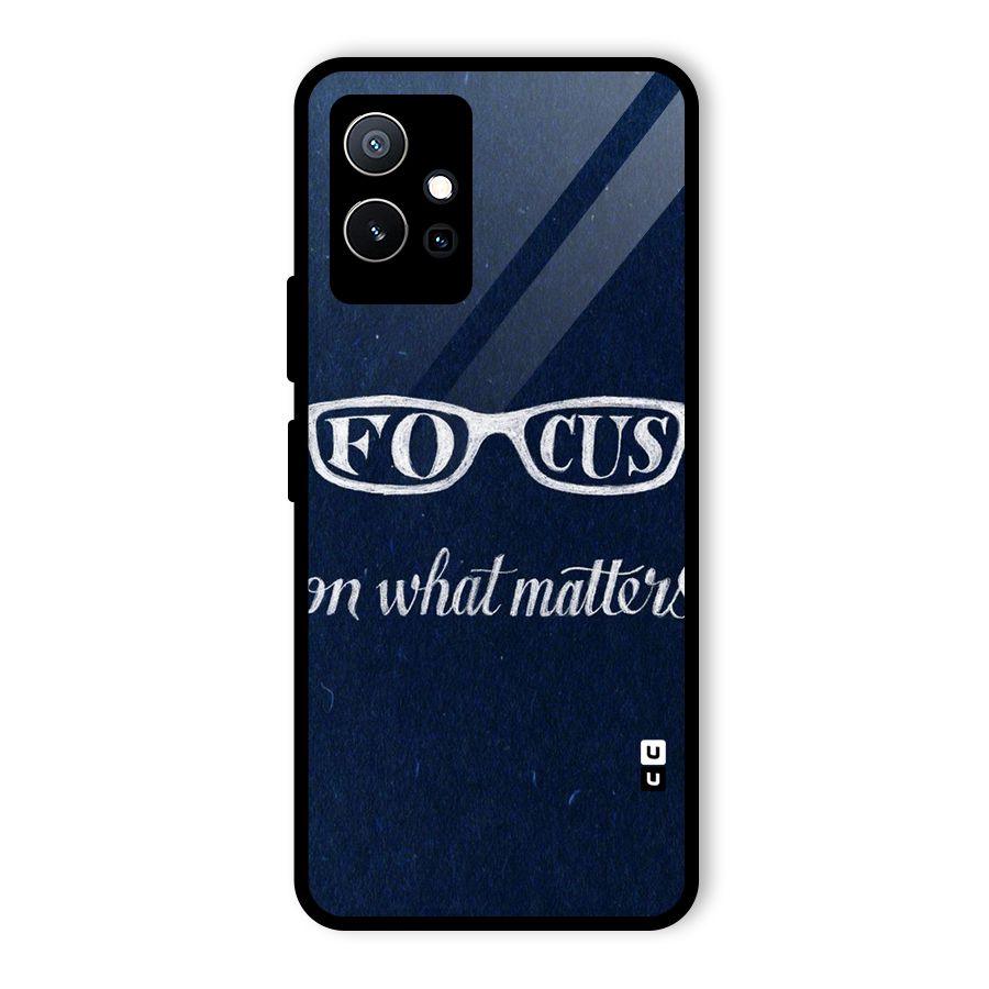 Focus Matters Glass Back Case for Vivo Y75 5G