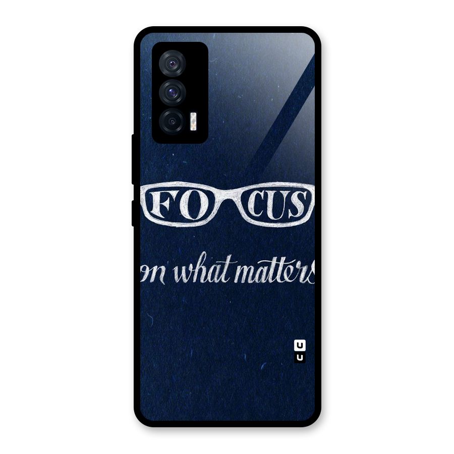 Focus Matters Glass Back Case for Vivo iQOO 7 5G