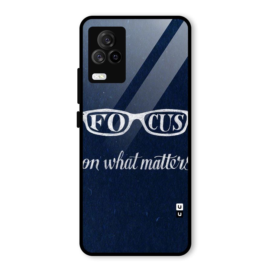 Focus Matters Glass Back Case for Vivo iQOO 7 Legend 5G