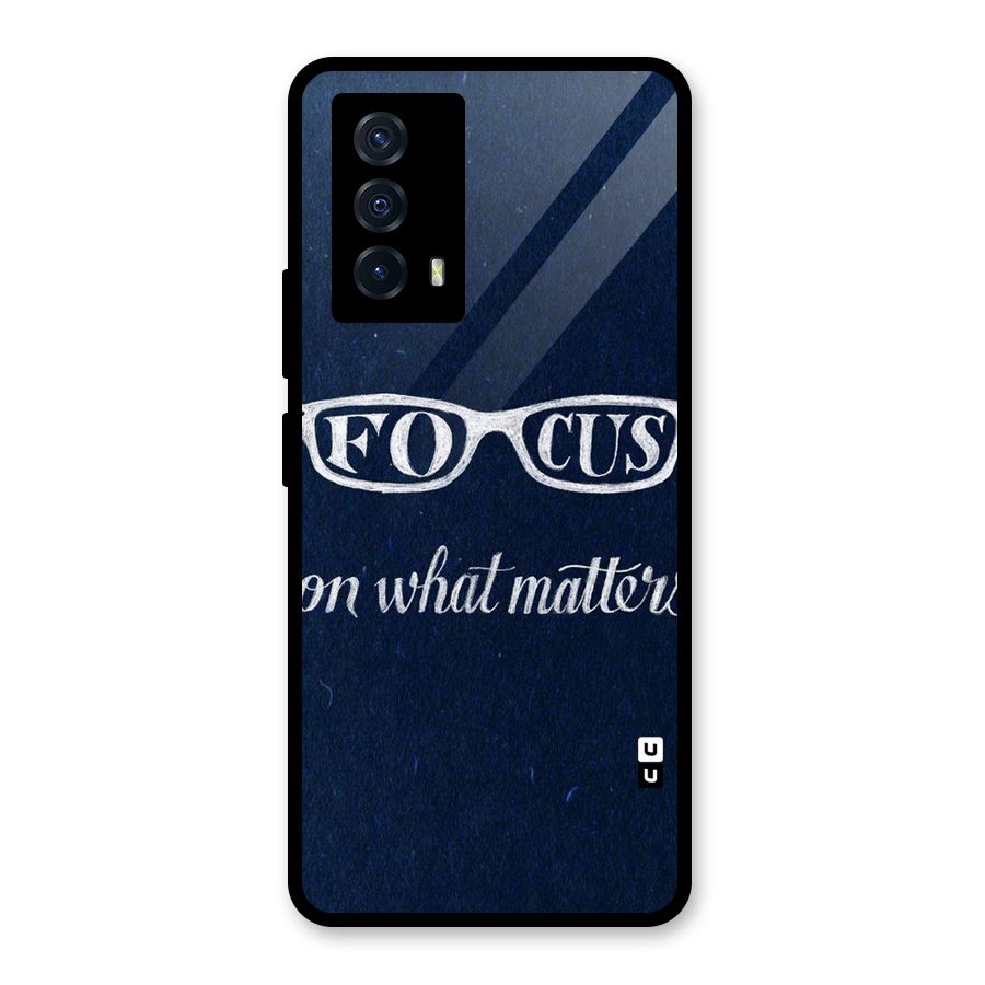 Focus Matters Glass Back Case for Vivo iQOO Z5