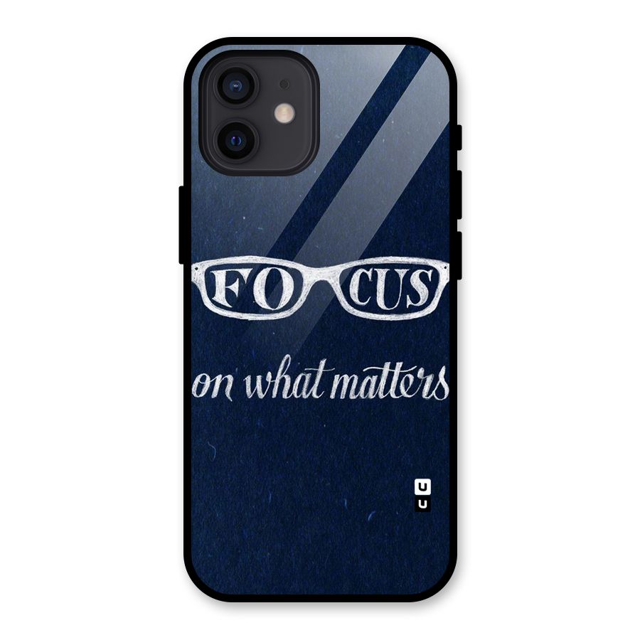 Focus Matters Glass Back Case for iPhone 12
