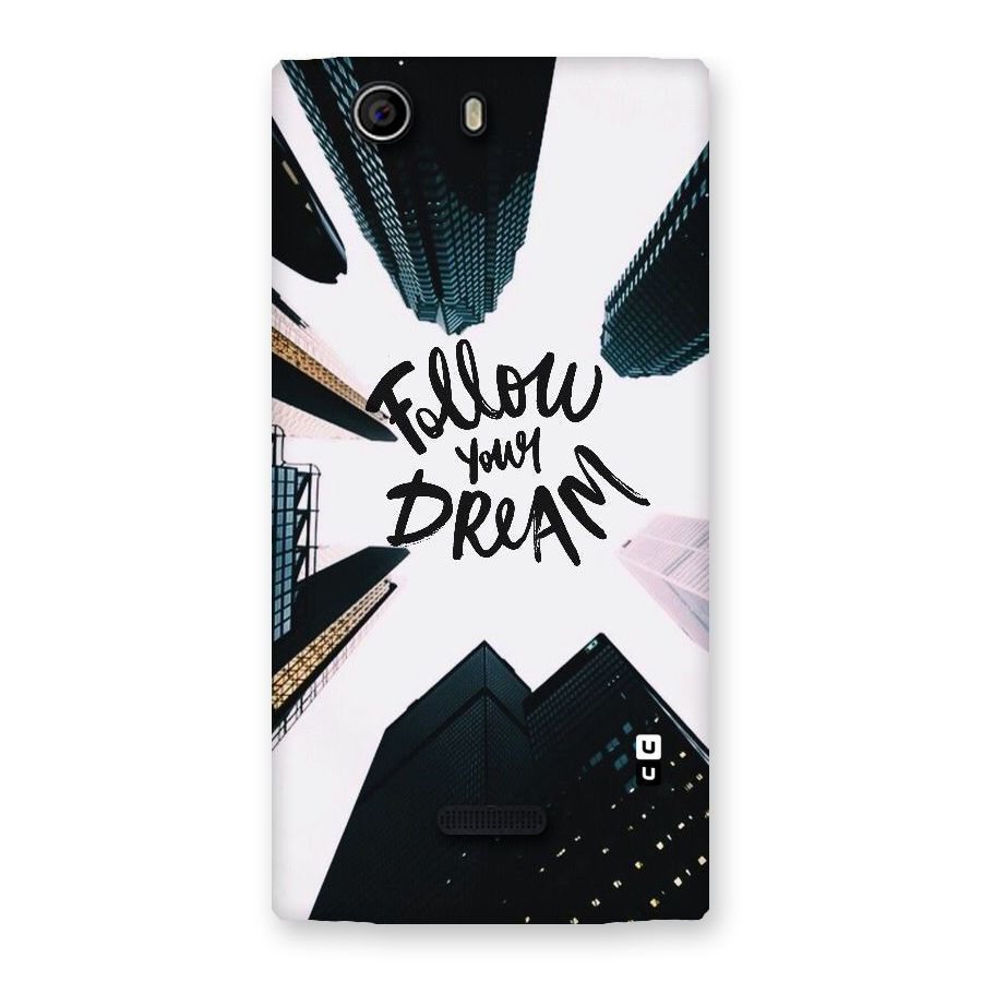 Follow Dream Back Case for Canvas Nitro 2 E311