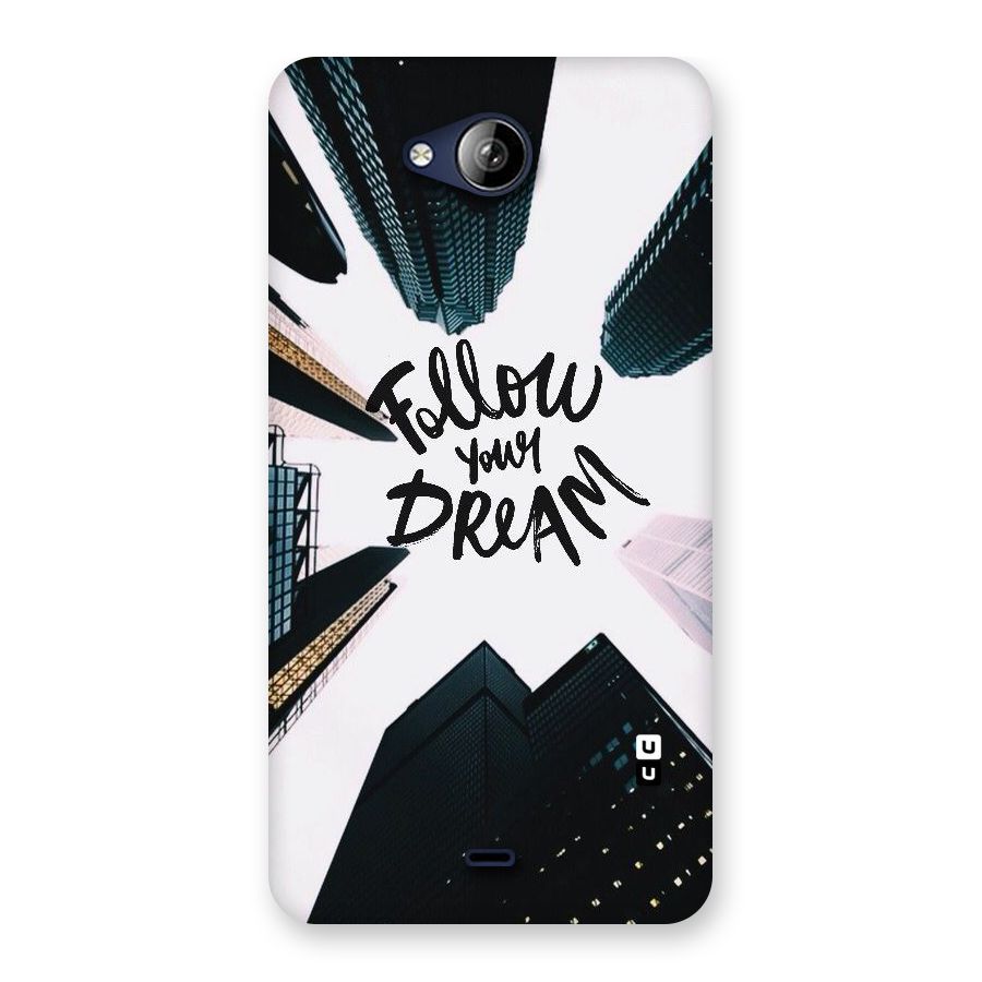 Follow Dream Back Case for Canvas Play Q355
